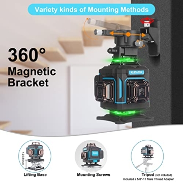 KEZERS 360 Self-Leveling Laser Level – Precision Redefined for Every Project