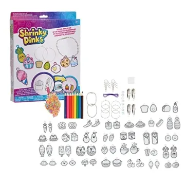 Just Play Shrinky Dinks Foodie Jewelry Kit for Creative Fun