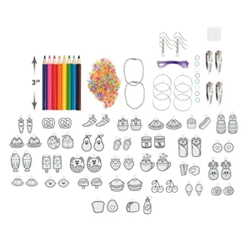 Fun Shrinky Dinks Jewelry Kit for Kids and Adults