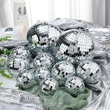 WILLBOND 17 Pack Disco Balls Set for Parties