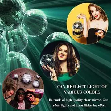 WILLBOND 17 Pack Disco Balls Set for Parties