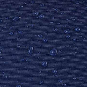 Phantoscope Pack of 2 Outdoor Waterproof Throw Pillow Covers Decorative Square Pillows Cushion Case Patio for Couch Tent Sunbrella (18''x18'', Dark Blue)