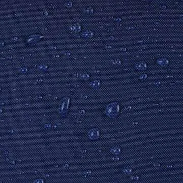 Phantoscope Pack of 2 Outdoor Waterproof Throw Pillow Covers Decorative Square Pillows Cushion Case Patio for Couch Tent Sunbrella (18''x18'', Dark Blue)