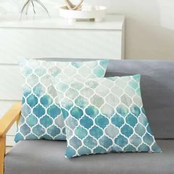 CaliTime Cushion Covers Pack of 2 Soft Modern Design