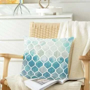 CaliTime Cushion Covers Pack of 2 Soft Modern Design