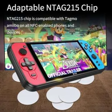 30pcs NFC Tags NFC Tag NTAG215 NFC Cards Blank NFC Chips Programmable NFC 215 Tag Rewritable NFC Card, 504 Bytes, Compatible with TagMo and Amiibo and NFC Enabled Phones and Devices