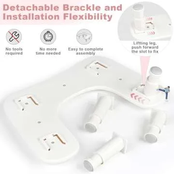 Height-Adjustable U Shaped Manicure Arm Rest Station