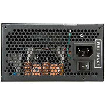ROSEWILL Computer Modular Power Supply / PSU, GLACIER Series 600 Watt 80 PLUS Bronze Certified PSU with Silent 135mm Fan with Auto Fan Speed Control, 3 Year Warranty