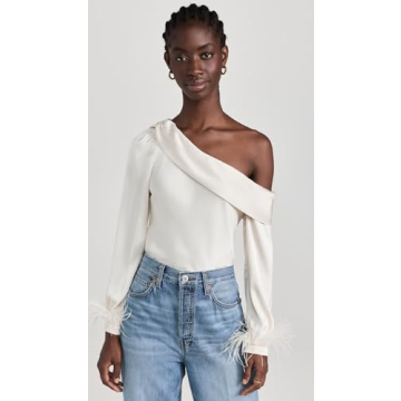 ASTR the label Women's Dawn Top - Elegant One-Shoulder Blouse