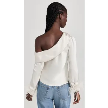 ASTR the label Women's Dawn Top - Elegant One-Shoulder Blouse
