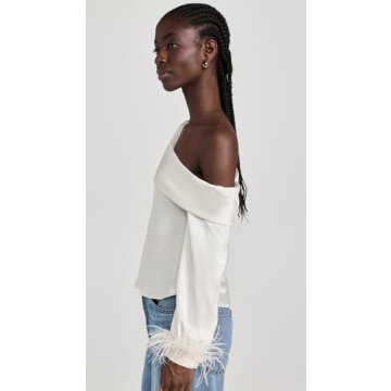 ASTR the label Women's Dawn Top - Elegant One-Shoulder Blouse