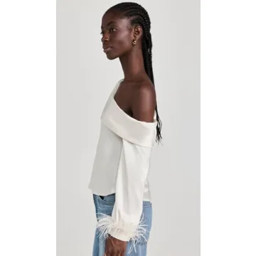 ASTR the label Women's Dawn Top - Elegant One-Shoulder Blouse