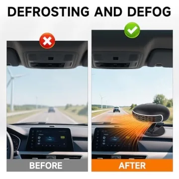 Portable 12V Car Heater & Defroster for Windshield
