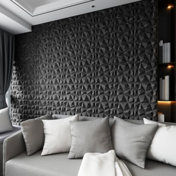 Art3d 3D Diamond Design Wall Panels for Home Decor