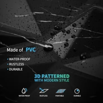 Art3d 3D Diamond Design Wall Panels for Home Decor