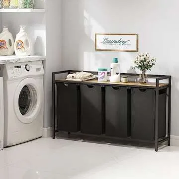Lifewit Laundry Hamper 4 Section for Organized Laundry