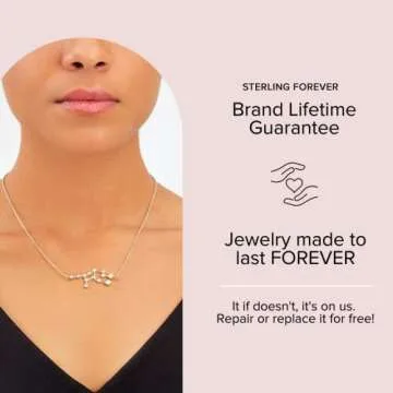 Sterling Forever Constellation Necklace - Zodiac Jewelry