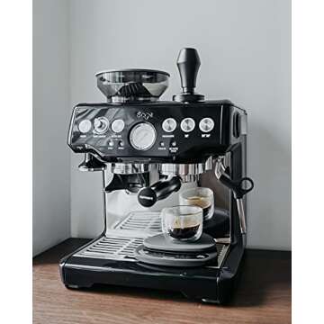 Normcore 54mm Bottomless Portafilter, Naked Portafilter Fits Breville Sage Barista Express Machines, 18g Filter Basket Included