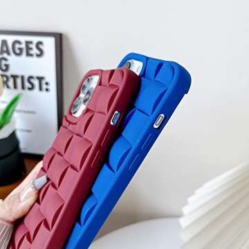 Skyseaco for iPhone 13 Pro Max Case, Cute Simple Cases for Women Girls with Anti-Fall Lens Camera Protection Soft TPU Shockproof Case for iPhone 13 Pro Max (6.7inch)-Orange