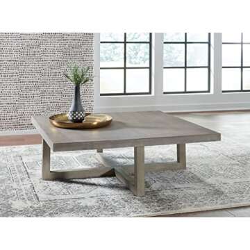 Contemporary Square Cocktail Table for Modern Living Areas