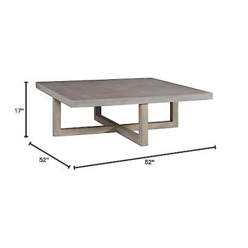 Contemporary Square Cocktail Table for Modern Living Areas