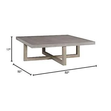 Contemporary Square Cocktail Table for Modern Living Areas