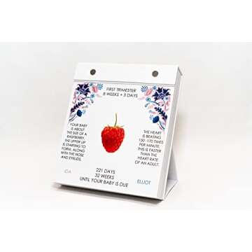 Baby On The Way - Day By Day Pregnancy Calendar, Pregnancy guide, Pregnancy gift, daily countdown planner, pregnancy journal, Keepsake Journal, pregnancy keepsake, pregnancy journal, new mom gift