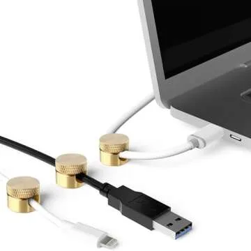 GCDS Home Cable Cord Organizer Holder for Clean Workspace