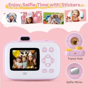 Instant Print Kids Camera - Fun Gift for Ages 3-12