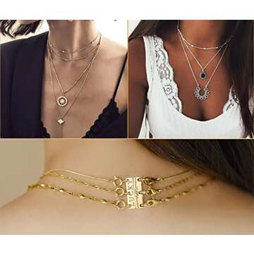 Kcctoo Necklace Clasps for Effortless Jewelry Layering