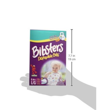 Bibsters Sesame Street Disposable Bibs with Crumb-Catcher