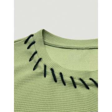 Comfortable OYOANGLE Men's Oversized T-Shirt in Green