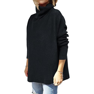 Fabulous ANRABESS Women's Turtleneck Oversized Sweater