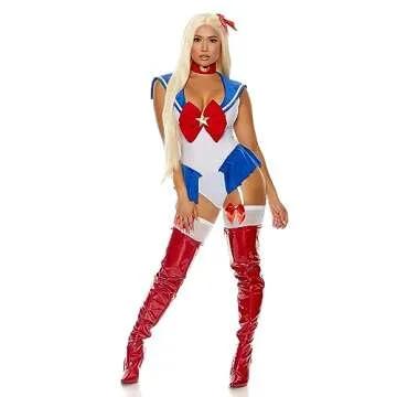 Forplay by Moonlight Anime Character Costume White Blue