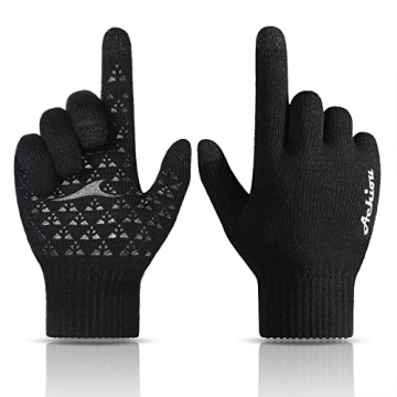 Achiou Winter Gloves for Men Women - Touch Screen, Warm & Soft