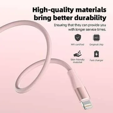 Colorful 10FT Lightning Charging Cables for Apple Devices