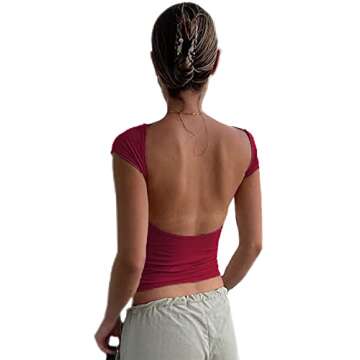 Stylish Backless Tops for Women - Trendy and Versatile