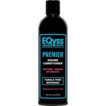 EQyss Premier Equine Conditioner - Moisturize Skin, Detangle Horse's Mane, Tail, & Coat, Add Shine, Tangle-Free Brushing, Minimize Flyaways (16 oz)