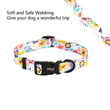Adjustable Flower Dog Collars for All Pet Sizes