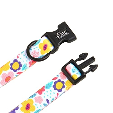 Adjustable Flower Dog Collars for All Pet Sizes