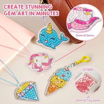 Klever Kits Gem Art Window Art Making Kits Gem Craft Activities for Kids