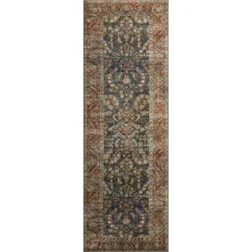 Loloi Jules Collection Area Rug - Vintage Style and Durability