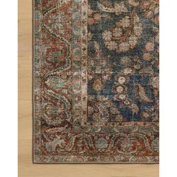 Loloi Jules Collection Area Rug - Vintage Style and Durability