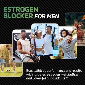 DIM 300mg For Men, Estrogen Blocker & Aromatase Inhibitor | Extra Strength Men’s Hormone Balance &...