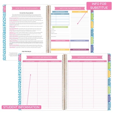 Bloom Undated Teacher Planner - Perfect for Educators & Students