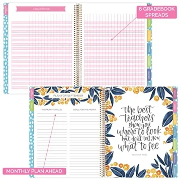 Bloom Undated Teacher Planner - Perfect for Educators & Students