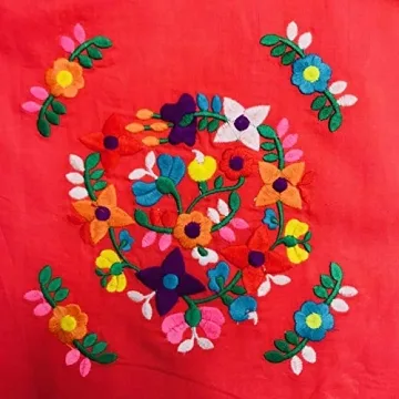 Traditional Mexican Girl Embroidered Dress - Size 4