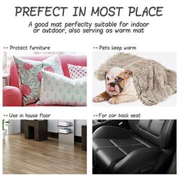 DENZUS Premium Soft Fleece Blanket for Pets