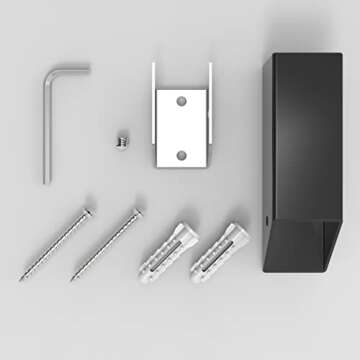 NINETREX Matte Black Heavy Duty Towel Hooks for Home