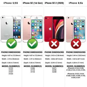 SafeSleeve EMF Protection Anti Radiation iPhone Case: iPhone SE and iPhone 5/5s RFID EMF Blocking Wa...